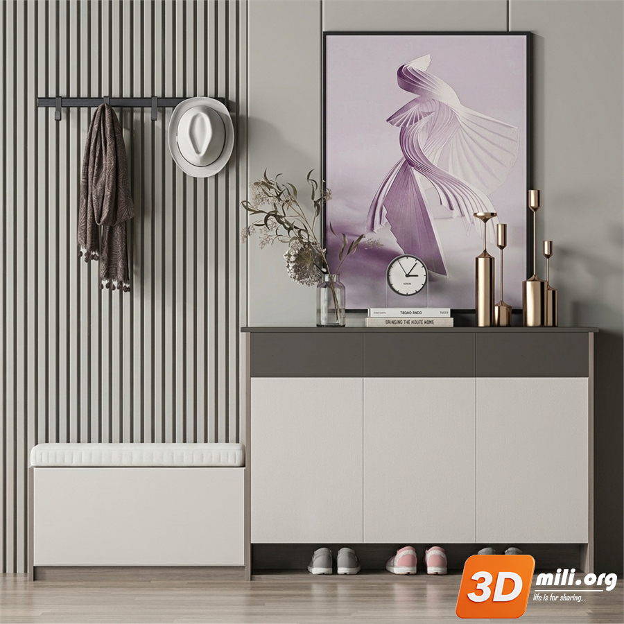 Shoe cabinet Skp Files